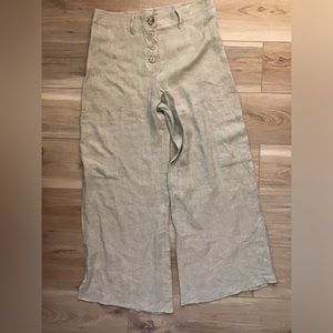 Vintage Patrizia Pierani Linen Blend Highwaisted Pant L